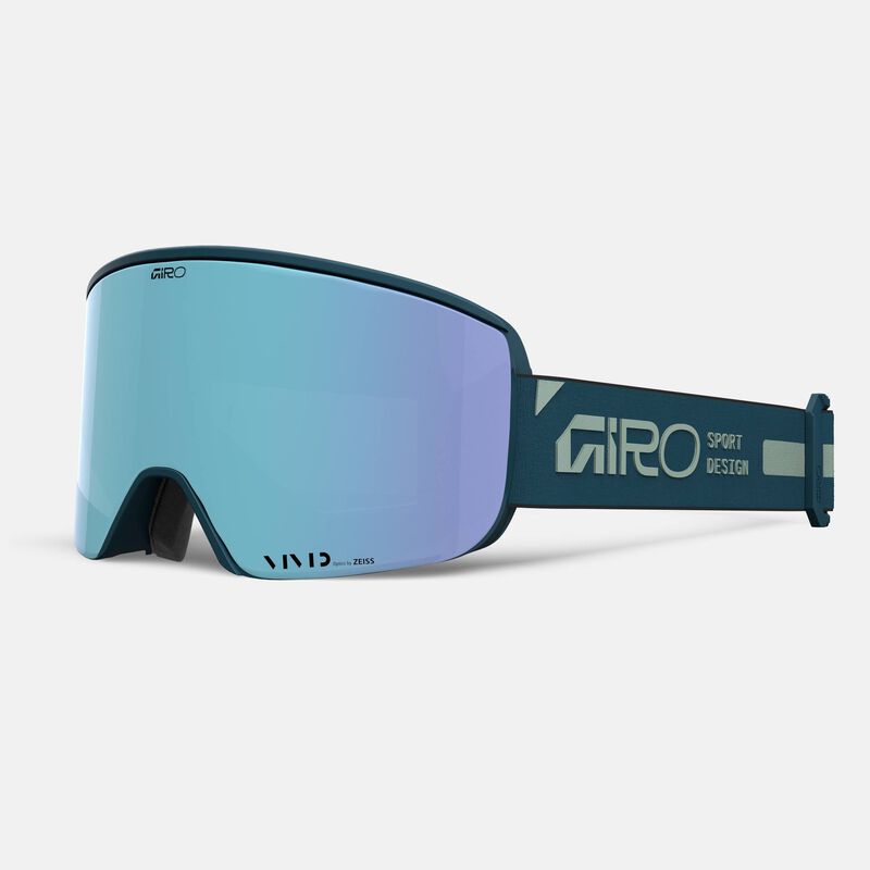 Load image into Gallery viewer, Blue ski goggles with a white background
