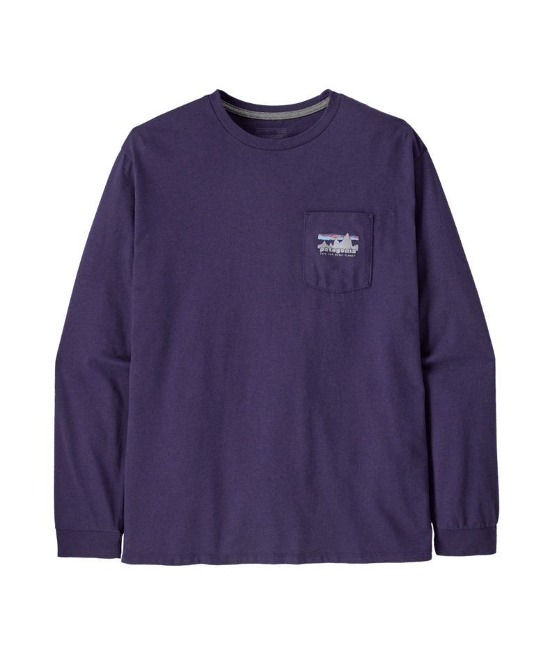 Load image into Gallery viewer, Purple long-sleeve shirt with a logo on a transparent background
