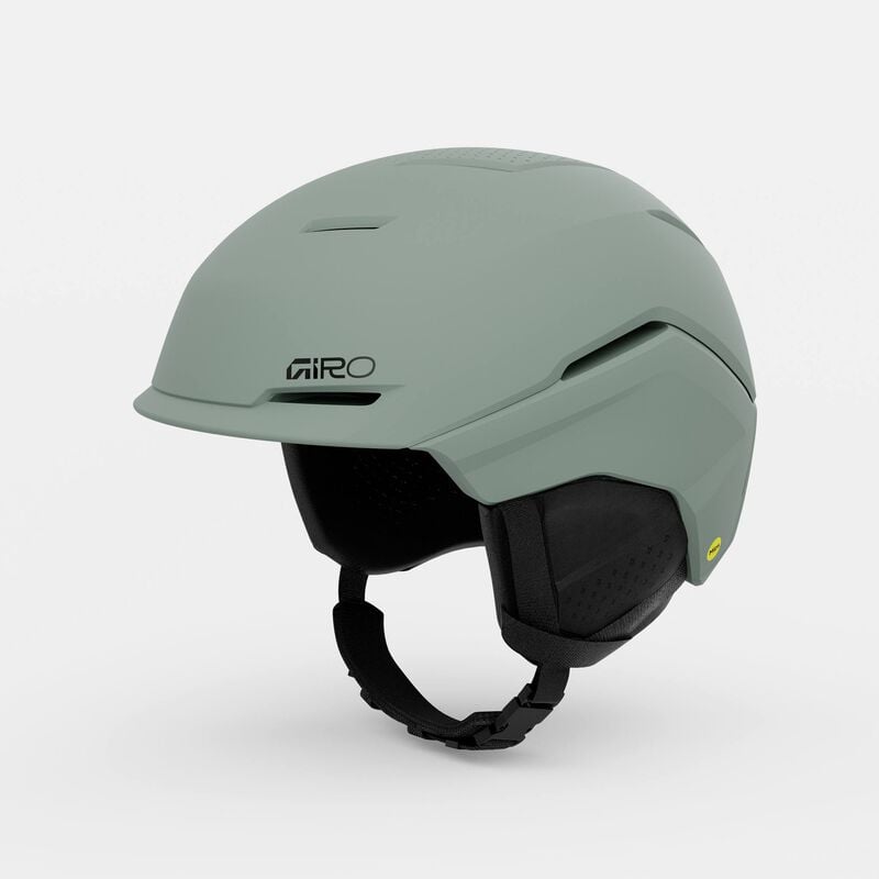 Load image into Gallery viewer, Green helmet with black interior and Giro logo on a white background
