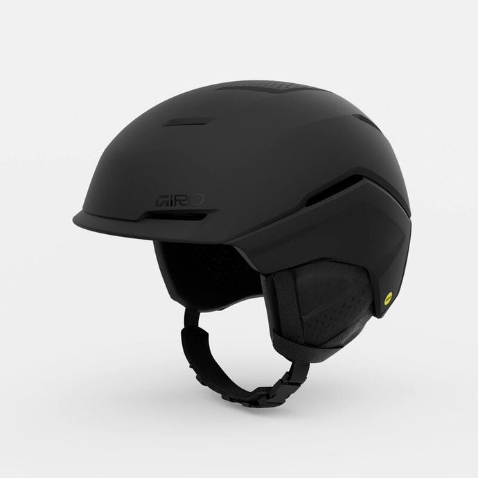 Black helmet with Giro logo on a white background