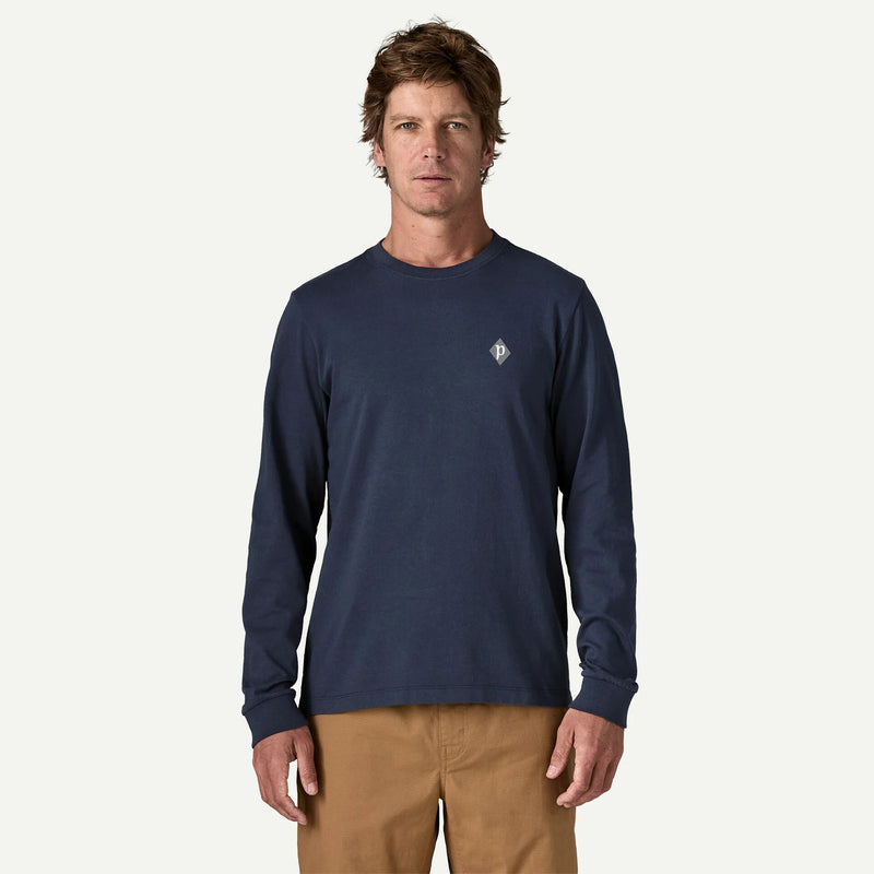 Load image into Gallery viewer, Patagonia Long-Sleeved Midweight Hut Tripper Skyline T-Shirt
