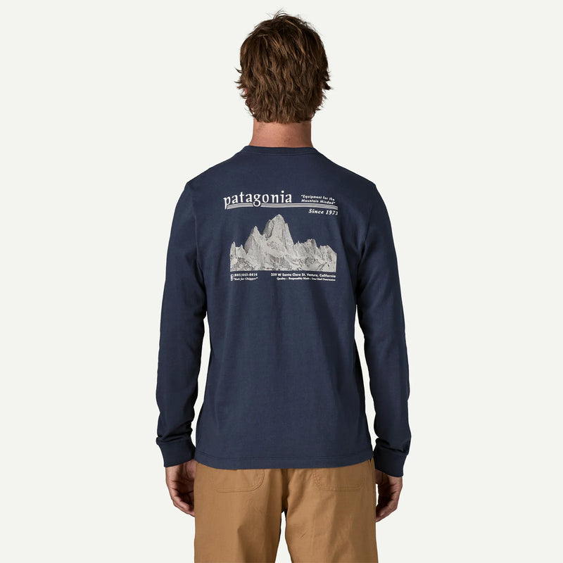 Load image into Gallery viewer, Patagonia Long-Sleeved Midweight Hut Tripper Skyline T-Shirt
