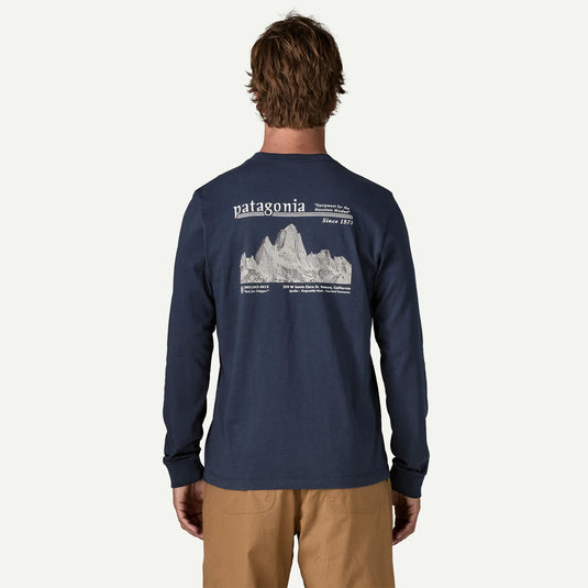 Patagonia Long-Sleeved Midweight Hut Tripper Skyline T-Shirt