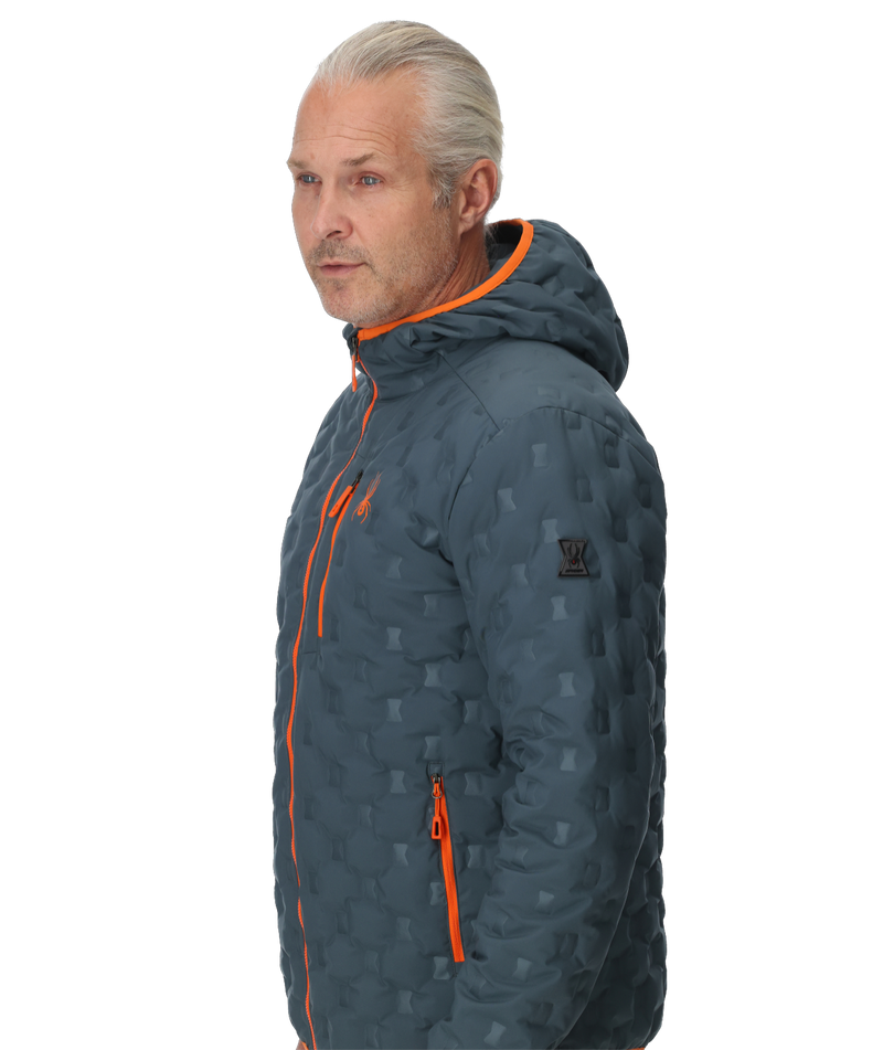 Load image into Gallery viewer, Spyder Men's Zenith Hooded Down Jacket
