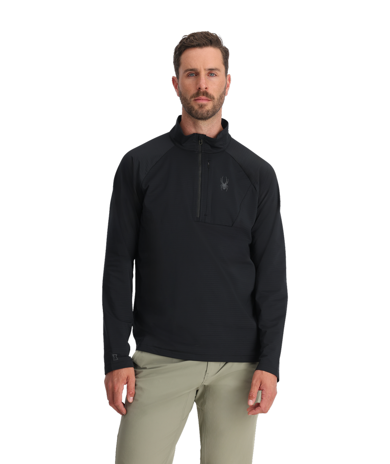 Load image into Gallery viewer, Spyder Men&#39;s Gridweb Fleece Half Zip

