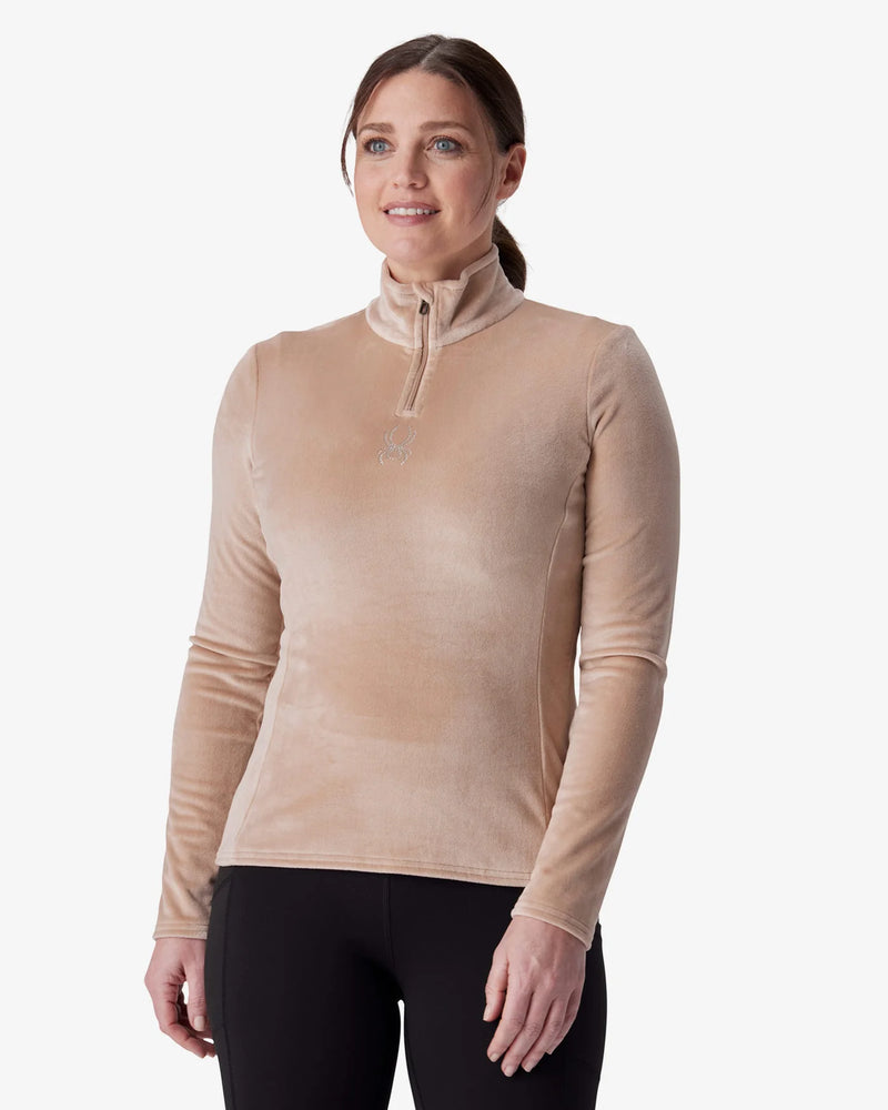 Load image into Gallery viewer, Spyder Women's Shimmer Bug Fleece Half Zip 2027

