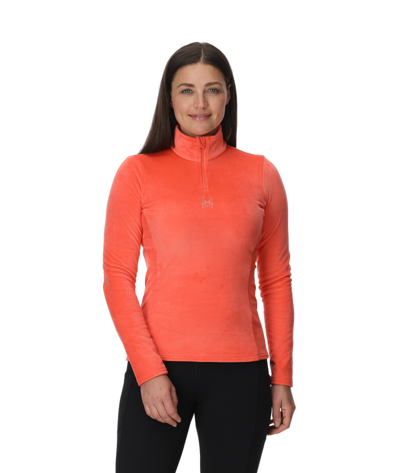 Load image into Gallery viewer, Spyder Women&#39;s Shimmer Bug Fleece Half Zip 2026
