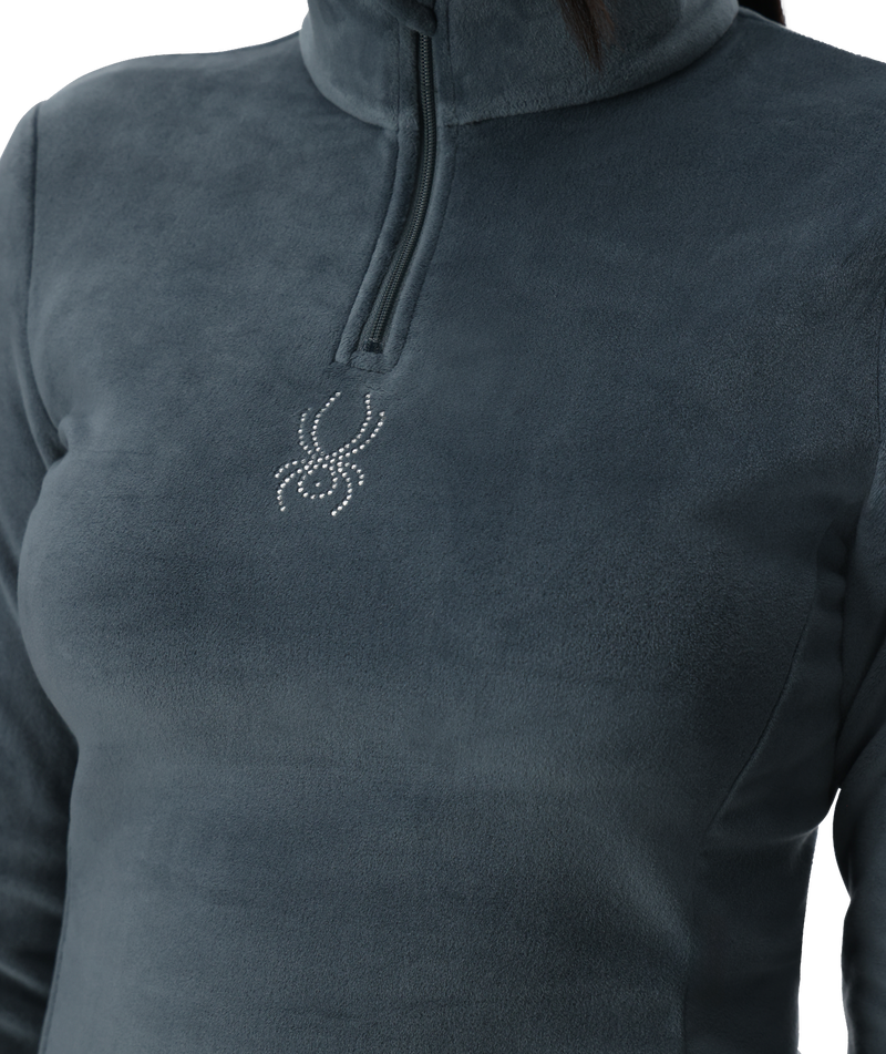 Load image into Gallery viewer, Spyder Women&#39;s Shimmer Bug Fleece Half Zip 2026
