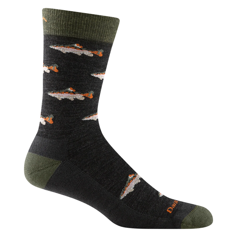 Load image into Gallery viewer, Darn Tough Men&#39;s Spey Fly Lightweight Lifestyle Crew Sock
