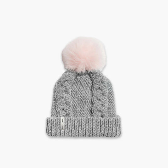 Turtle Fur Youth Lizzy Faux Fur Pom Beanie