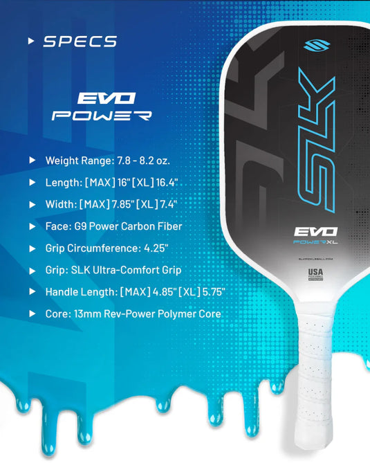 Selkirk SLK Evo Power 2.0 XL Pickleball Paddle