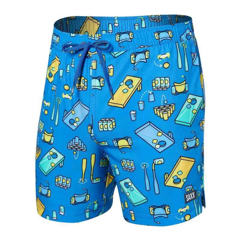 Load image into Gallery viewer, SAXX Men&#39;s Oh Buoy Stretch Valley 5in Swim Shorts
