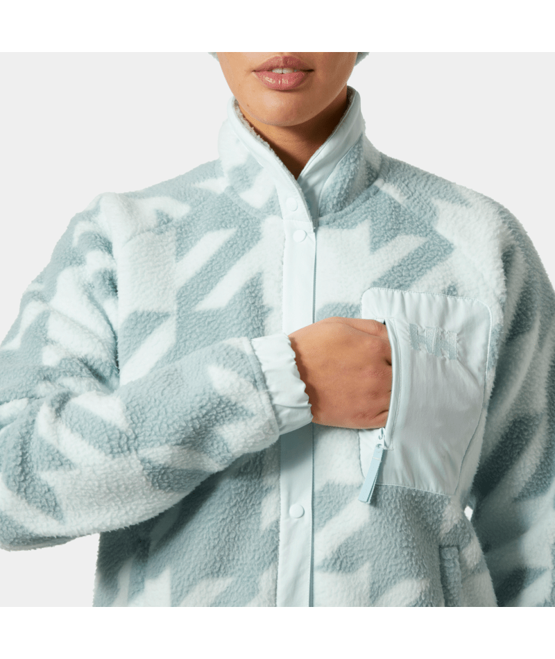 Load image into Gallery viewer, Helly Hansen Women&#39;s Imperial Printed Pile Snap Jacket
