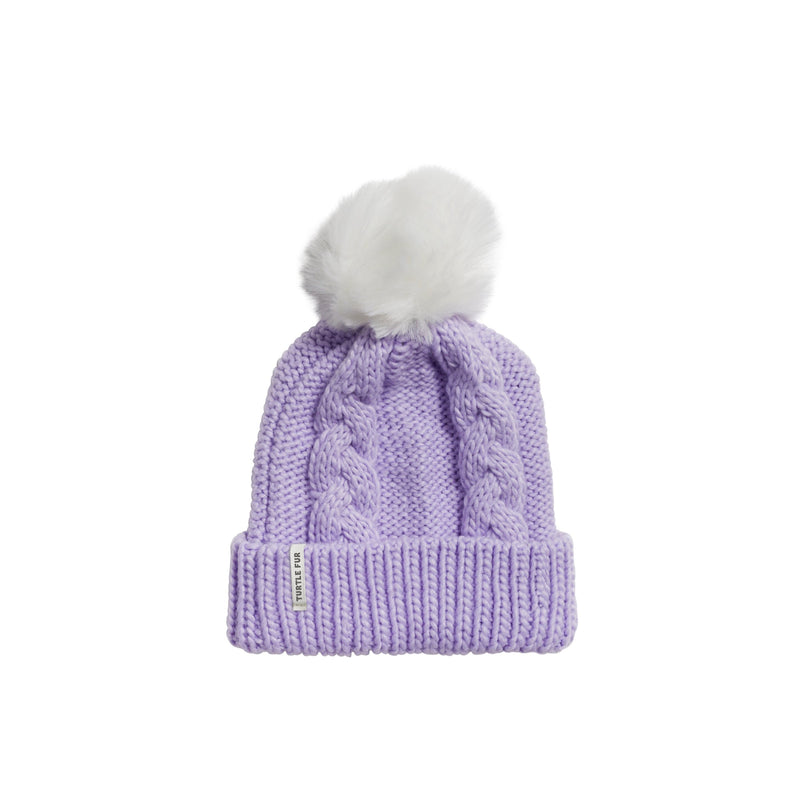Load image into Gallery viewer, Turtle Fur Youth Lizzy Faux Fur Pom Beanie - Ski &amp; Tennis Station
