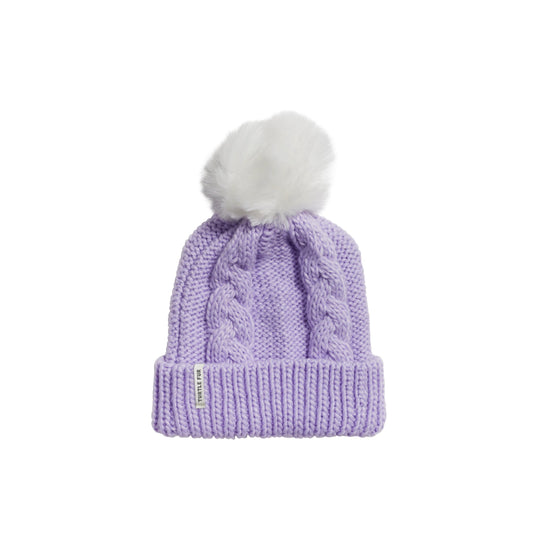 Turtle Fur Youth Lizzy Faux Fur Pom Beanie - Ski & Tennis Station