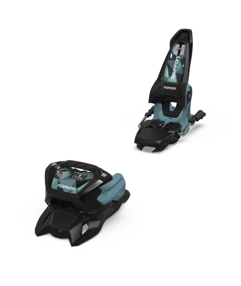 Load image into Gallery viewer, Two light blue and black bindings on a transparent background
