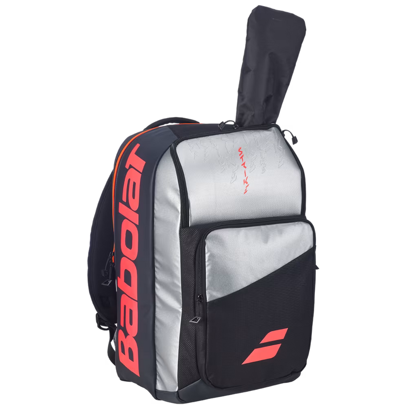 Load image into Gallery viewer, Babolat Pure Strike Carbon Grey Tennis Backpack
