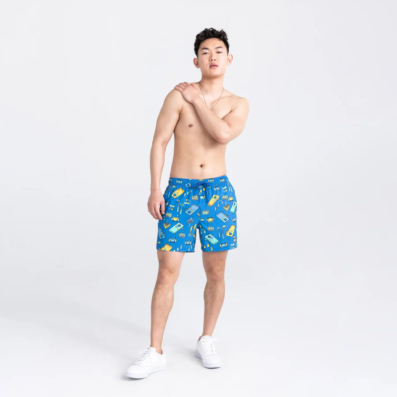 Load image into Gallery viewer, SAXX Men&#39;s Oh Buoy Stretch Valley 5in Swim Shorts
