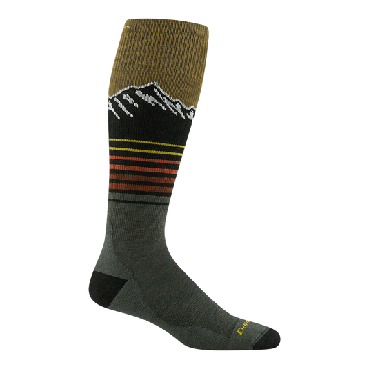 Darn Tough Men's Steep Lines OTC Lightweight With Cushion Ski Socks