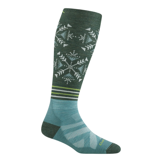 Darn Tough Women's Snowfall Over-the-Calf Midweight Cushion Snow Socks