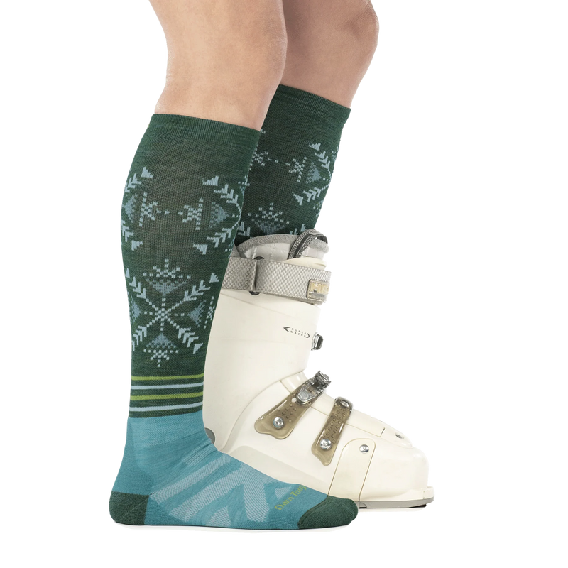 Load image into Gallery viewer, Darn Tough Women's Snowfall Over-the-Calf Midweight Cushion Snow Socks
