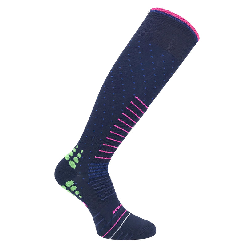 Load image into Gallery viewer, Eurosock Women's Sweet Silver OTC Ski Socks
