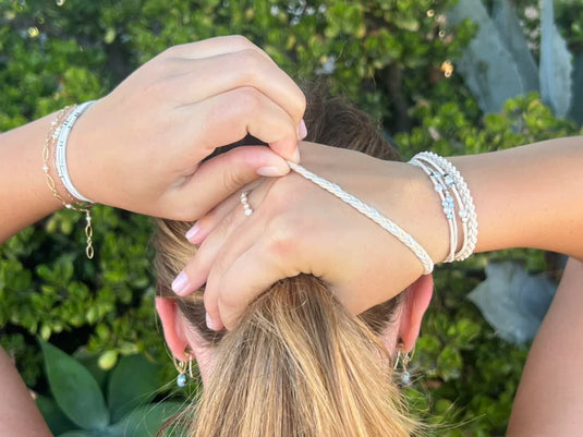 Gypsea Bands Latte Hair Tie Bracelets