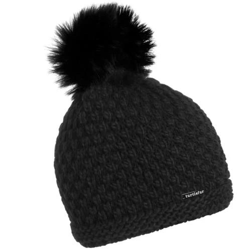 Turtle Fur Snowfall Faux Fur Pon Beanie