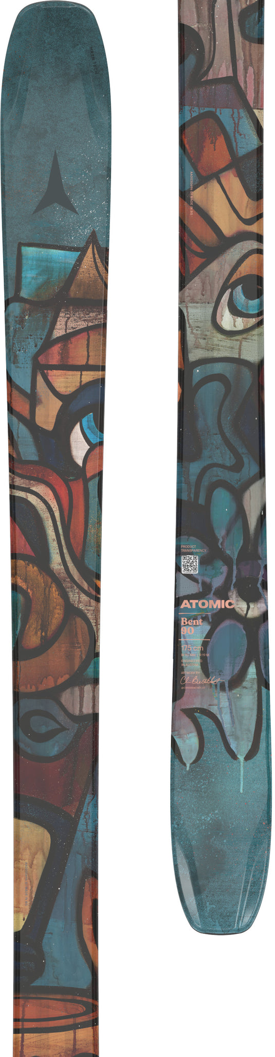 Atomic Men's Bent 90 All Mountain Skis 2026