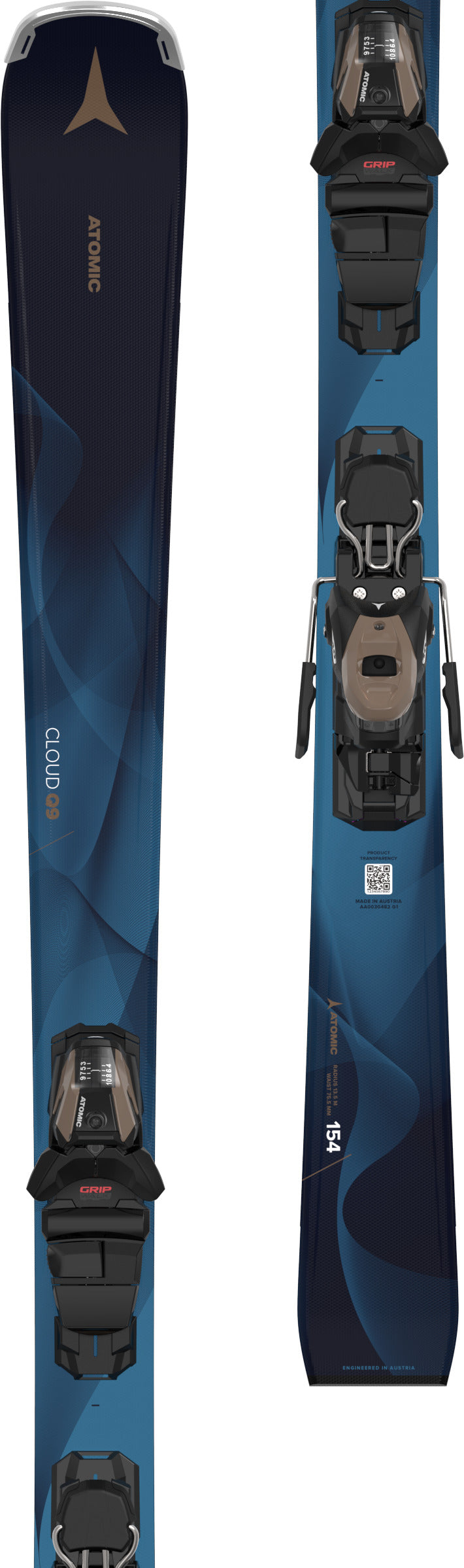 Load image into Gallery viewer, Atomic Women&#39;s Cloud Q9 Skis + M 10 GW Bindings 2026
