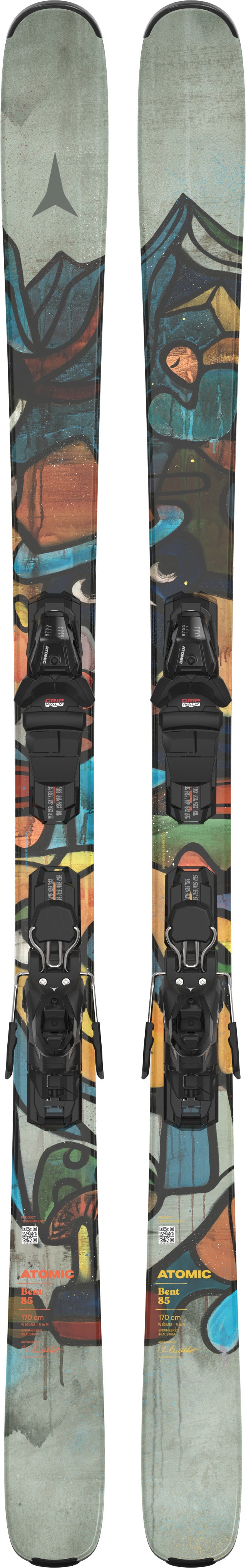 Load image into Gallery viewer, Atomic Men&#39;s Bent 85 R All Mountain Skis + M 10 GW Bindings 2026
