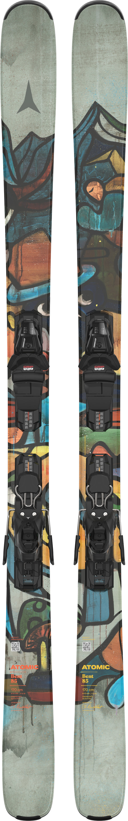 Atomic Men's Bent 85 R All Mountain Skis + M 10 GW Bindings 2026