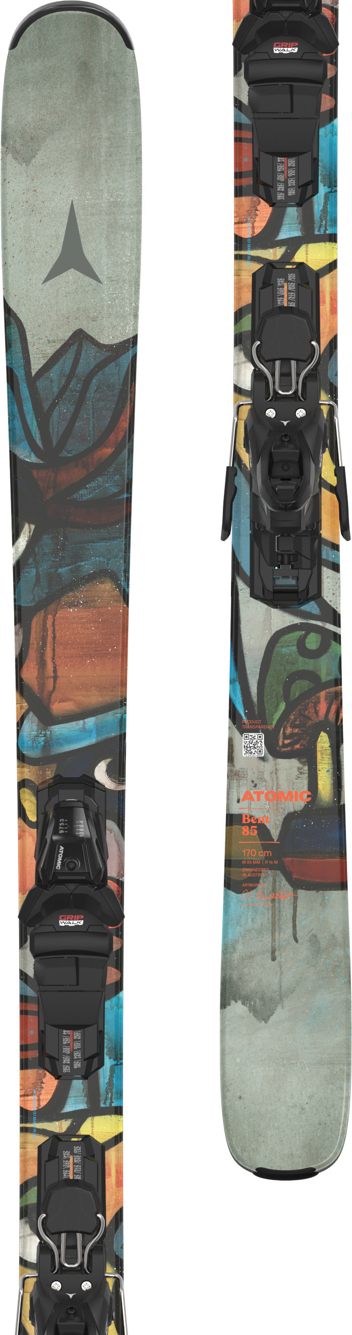 Load image into Gallery viewer, Atomic Men&#39;s Bent 85 R All Mountain Skis + M 10 GW Bindings 2026
