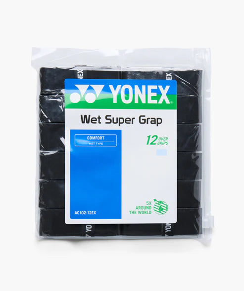 Yonex Wet Super Grap 12 Pack Overgrip - Ski & Tennis Station