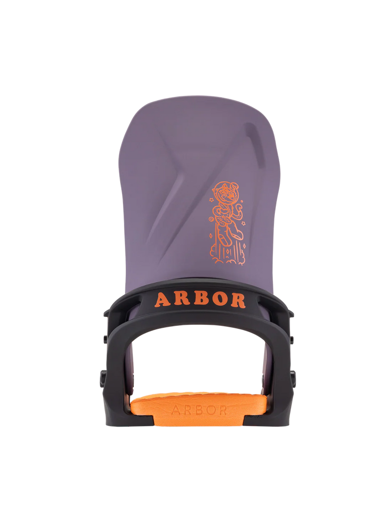 Load image into Gallery viewer, Arbor Youth Sapling Snowboard Bindings
