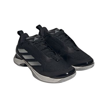 adidas Women's Avacourt Tennis Shoes Black / Silver / White / 8.5 adidas Women's Avacourt Tennis Shoes Black / Silver / White / 8.5