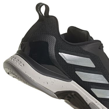 adidas Women's Avacourt Tennis Shoes Black / Silver / White / 8.5 adidas Women's Avacourt Tennis Shoes Black / Silver / White / 8.5
