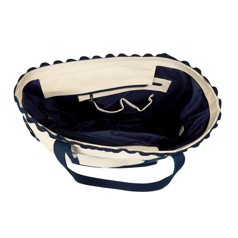 Load image into Gallery viewer, Ame &amp; Lulu Scalloped Tennis Tote
