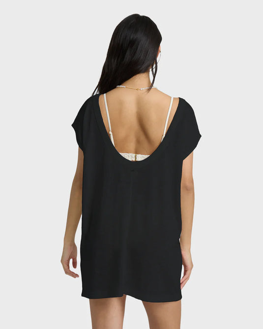 Billabong Women's Hallow Wave Mini Short Sleeve Dress - Ski & Tennis Station