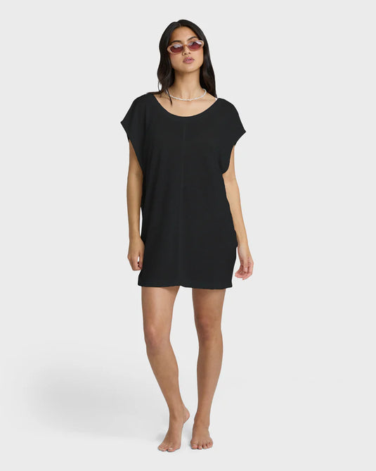 Billabong Women's Hallow Wave Mini Short Sleeve Dress - Ski & Tennis Station