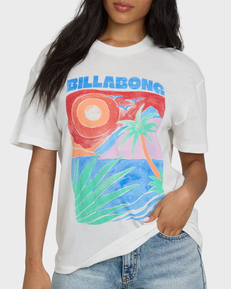 Load image into Gallery viewer, Billabong Women's Highs And Lows Knit Short Sleeve T-Shirt - Ski &amp; Tennis Station
