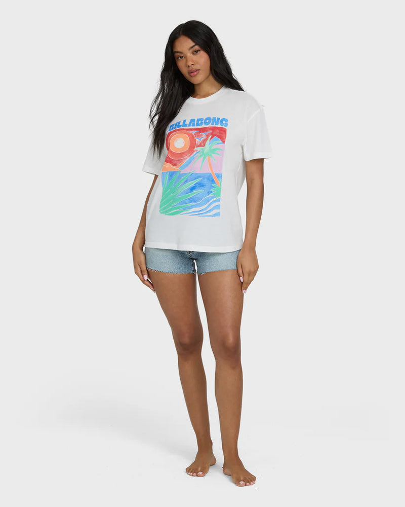 Load image into Gallery viewer, Billabong Women's Highs And Lows Knit Short Sleeve T-Shirt - Ski &amp; Tennis Station
