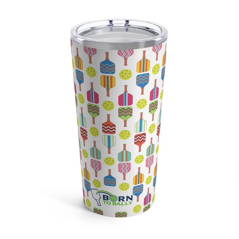 Load image into Gallery viewer, Born to Rally Pickleball 20oz Tumbler
