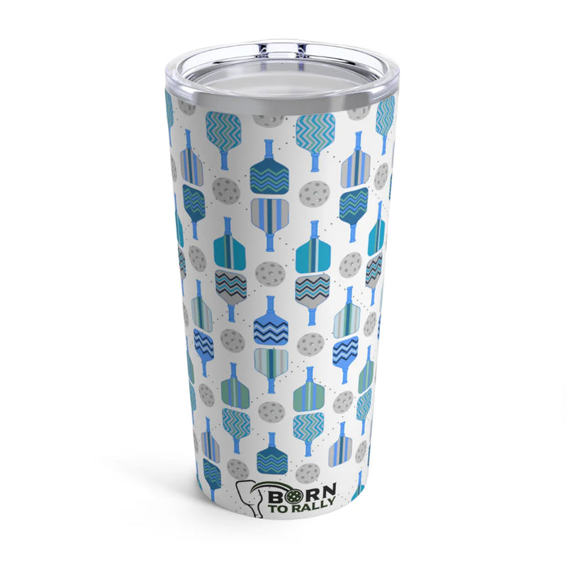 Load image into Gallery viewer, Born to Rally Pickleball 20oz Tumbler
