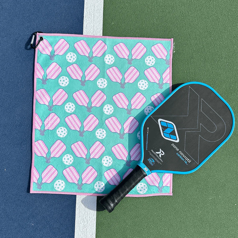 Load image into Gallery viewer, Born to Rally Pickleball Towel
