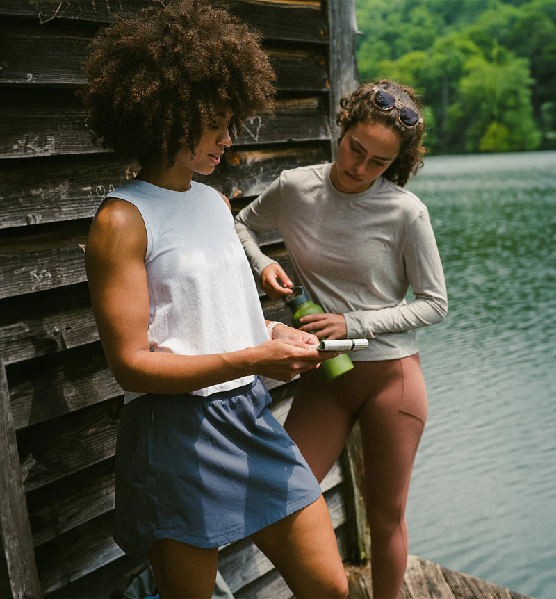 Load image into Gallery viewer, Free Fly Women's Bamboo-Lined Active Breeze Skort - 15in - Ski &amp; Tennis Station
