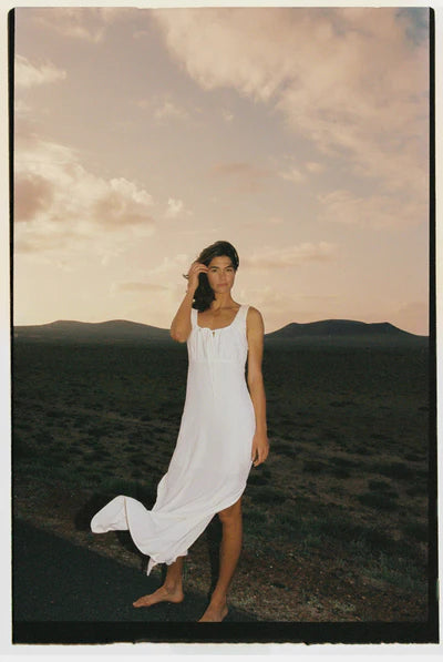 Load image into Gallery viewer, Rhythm Women's Del Rio Gathered Maxi Dress - Ski &amp; Tennis Station
