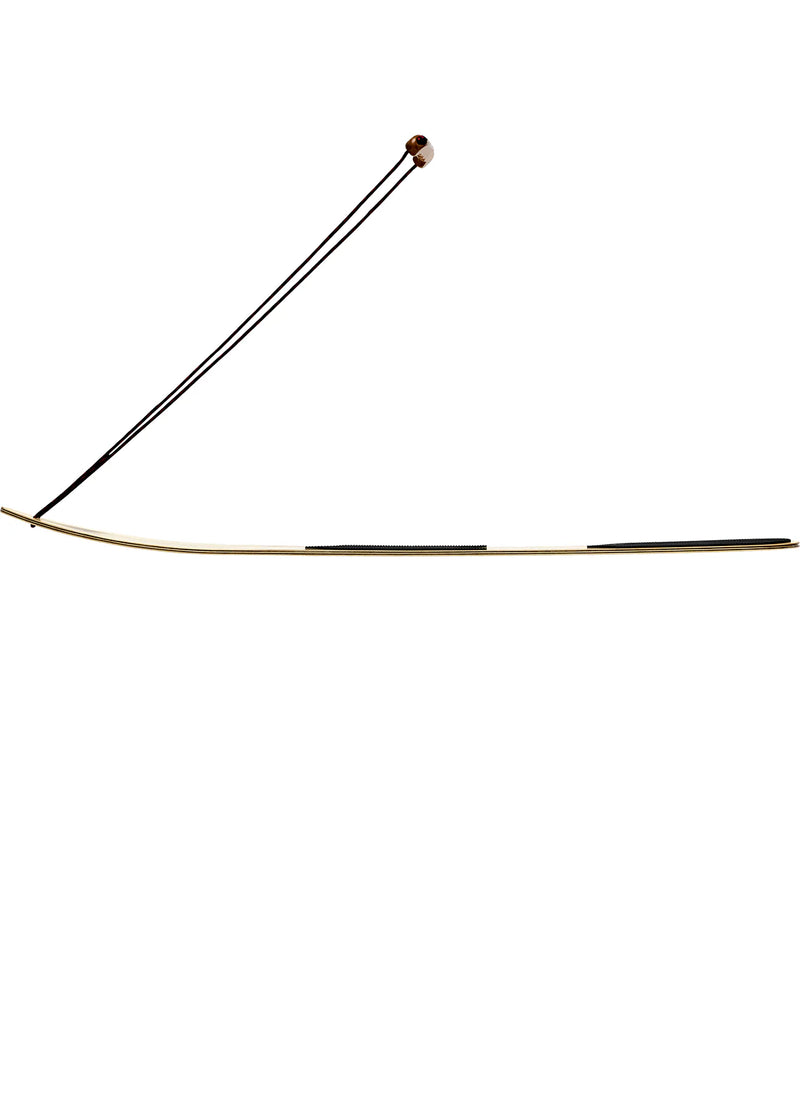 Load image into Gallery viewer, Side view of snowboard with string and nocks on a white background
