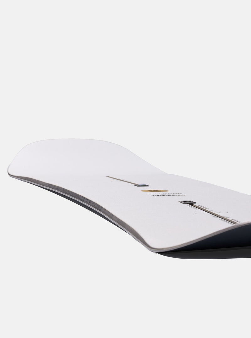 Load image into Gallery viewer, Close-up of a white snowboard on a white background
