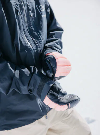 Load image into Gallery viewer, Person wearing a dark jacket and gloves with a blurred background
